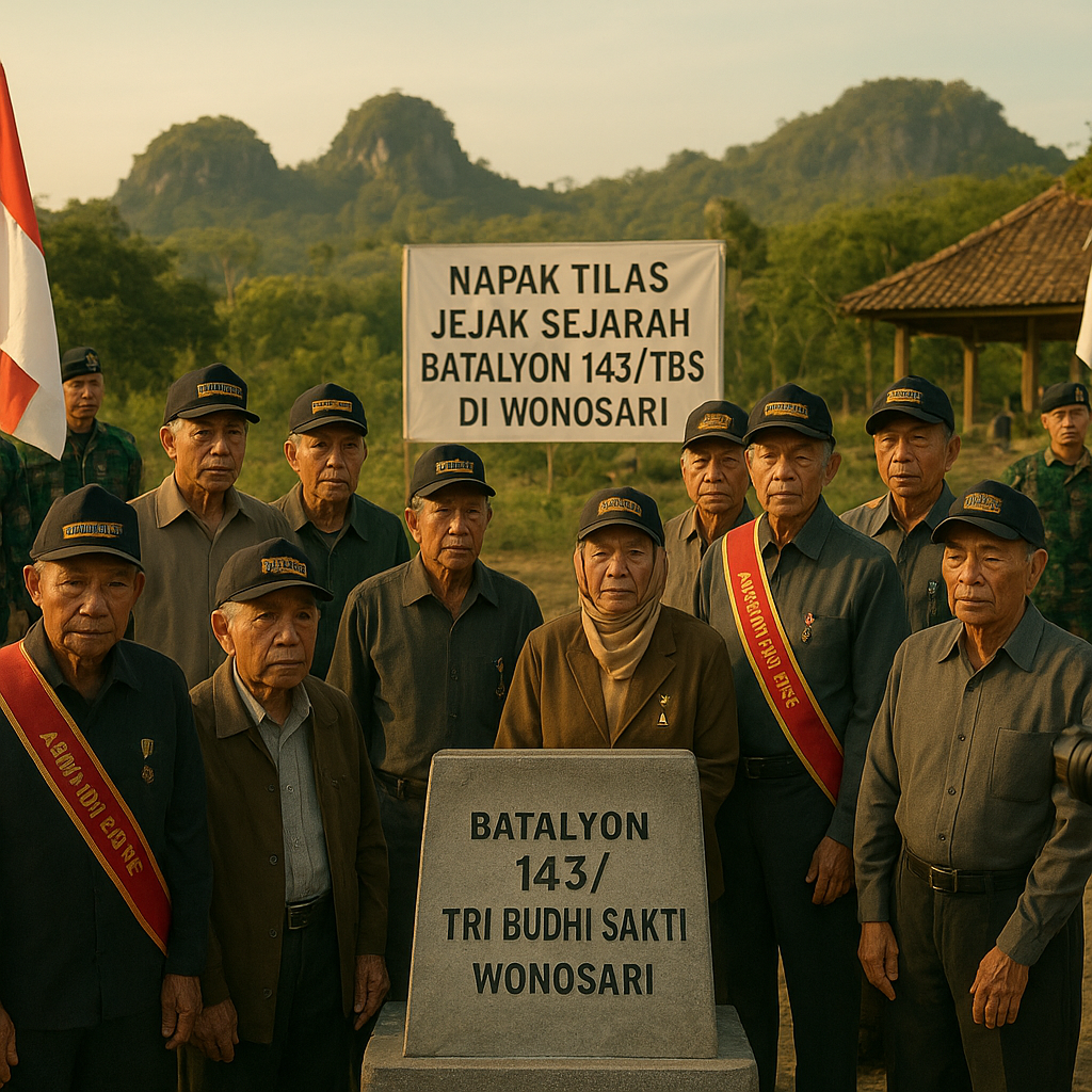 Napak Tilas Jejak Sejarah Batalyon 143/TBS di Wonosari, Kenang Operasi Penumpasan DI/TII