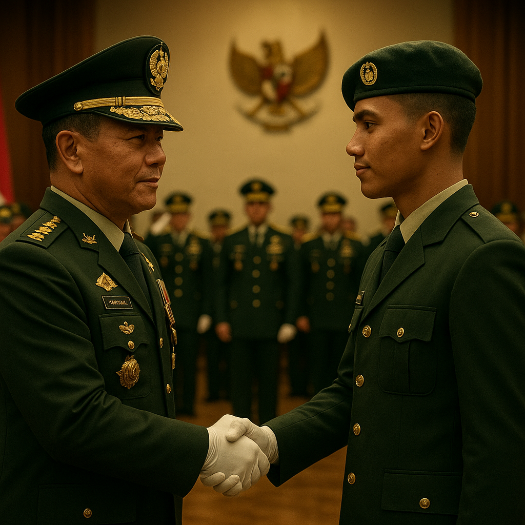 Pesan KSAD ke 514 Perwira Remaja Akmil: Pegang Teguh Arahan Presiden Prabowo