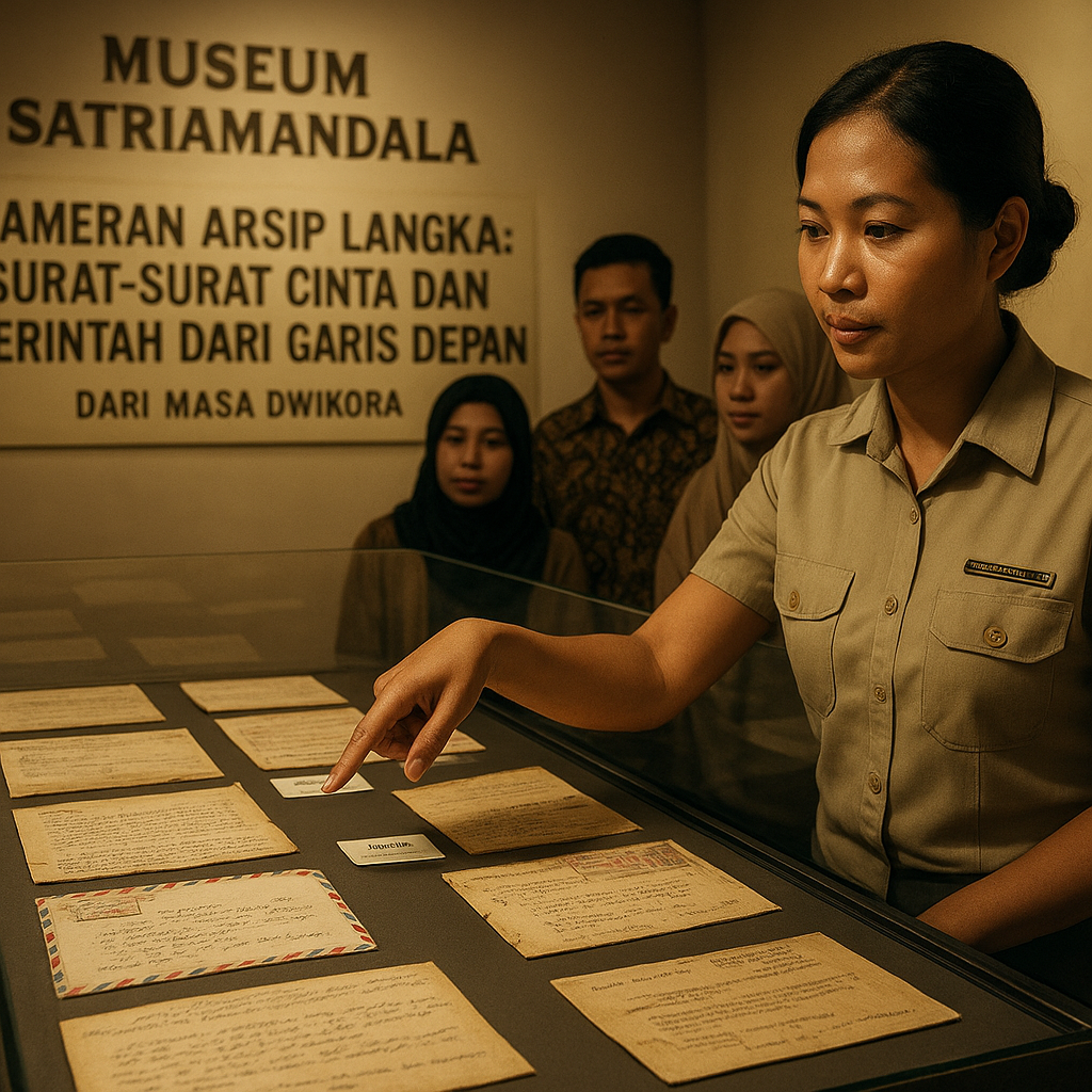 Pameran Arsip Langka: "Surat-Surat Cinta dan Perintah dari Garis Depan" dari Masa Dwikora
