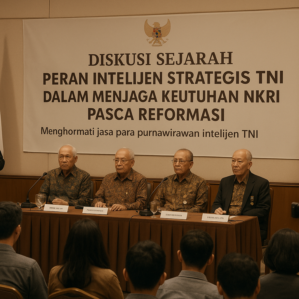 Diskusi Sejarah: Peran Intelijen Strategis TNI dalam Menjaga Keutuhan NKRI Pasca Reformasi