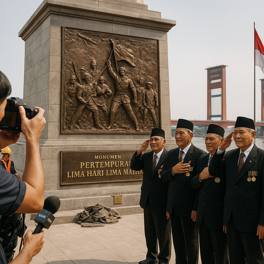 Restorasi Monumen "Pertempuran Lima Hari Lima Malam" di Palembang, Mengenang Semangat Juang 1947