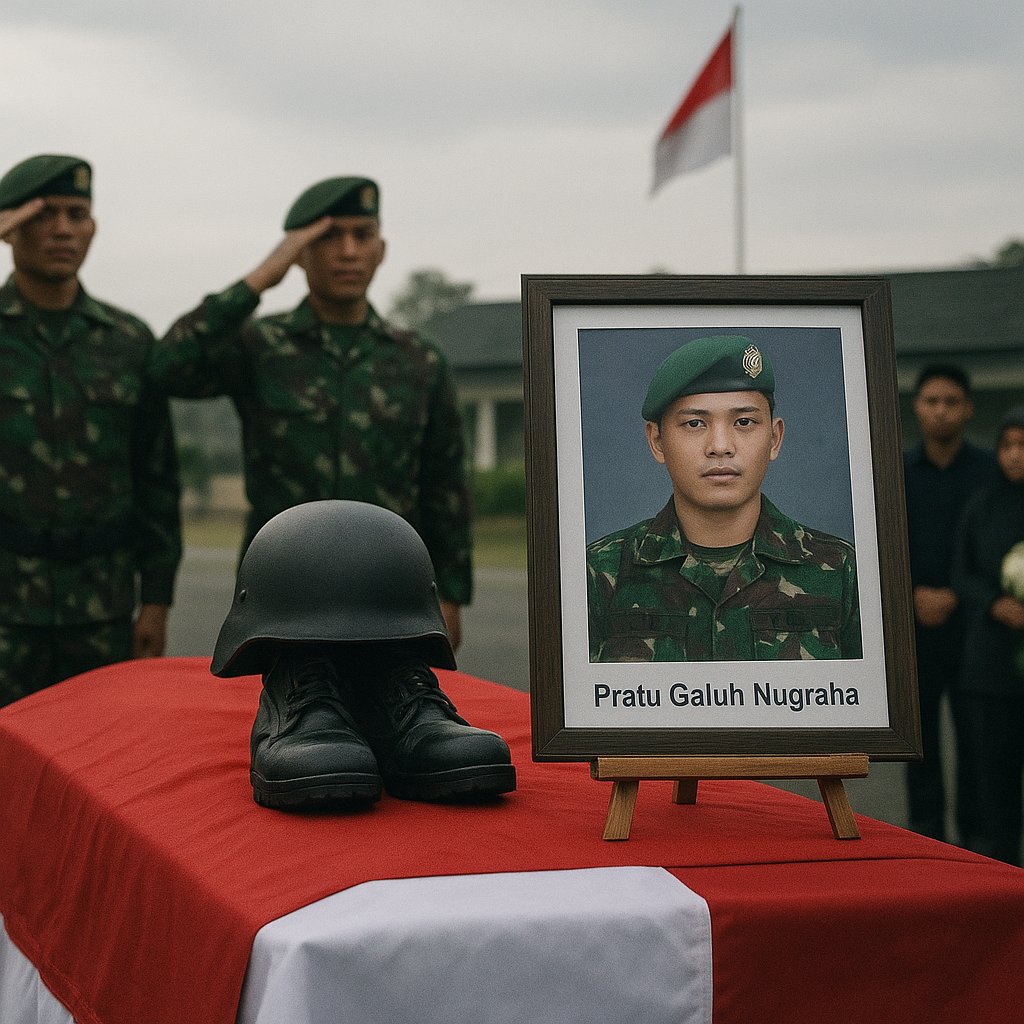 Prajurit TNI Gugur oleh Peluru Rekoset: Jiwa Ksatria yang Teruji di Medan Laga Terakhir