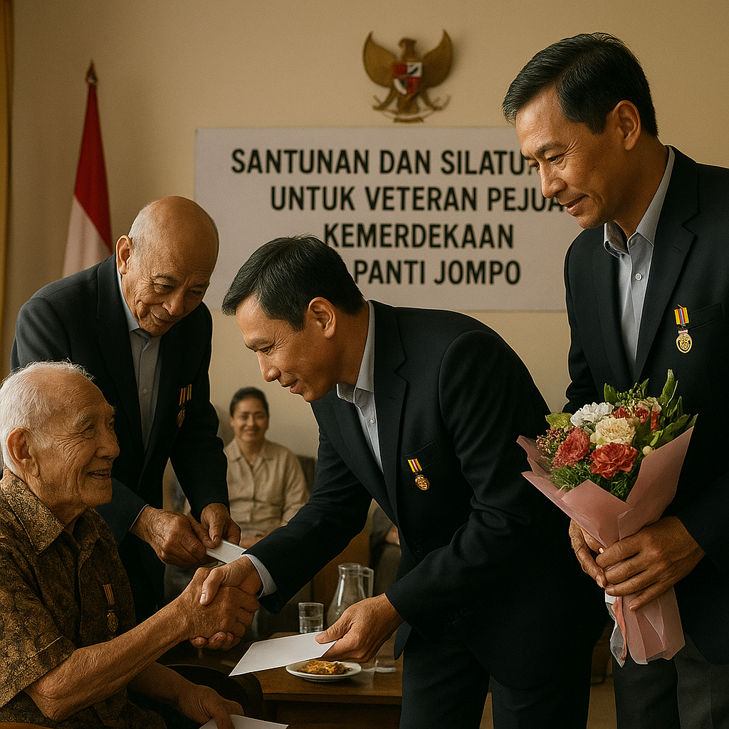 Santunan dan Silaturahmi untuk Veteran Pejuang Kemerdekaan di Panti Jompo