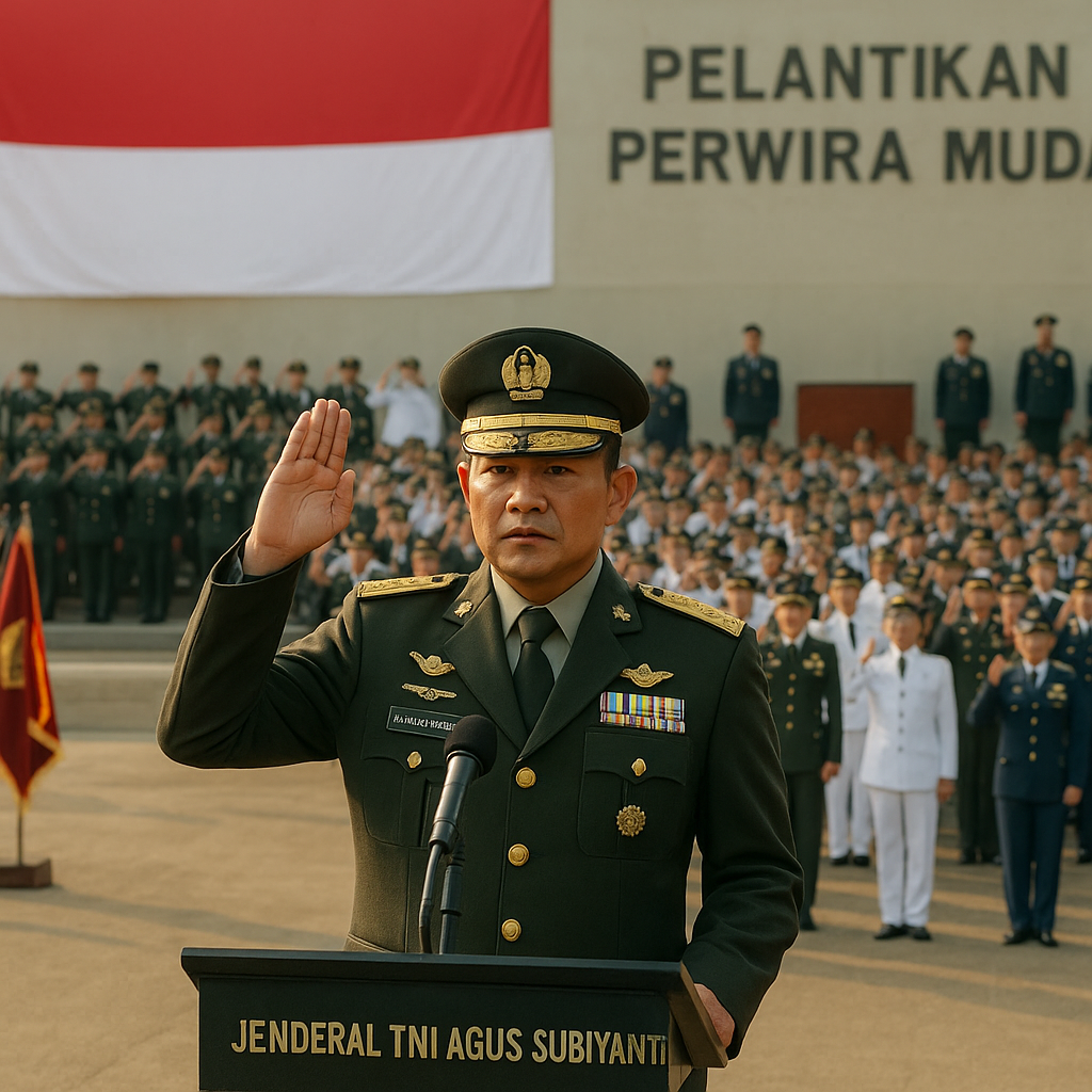 Panglima TNI Lantik 734 Perwira Muda, Teguhkan Komitmen pada Sapta Marga dan Netralitas