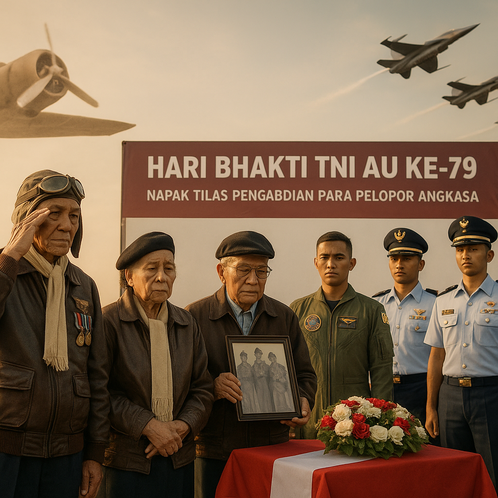Hari Bhakti TNI AU ke-79: Napak Tilas Pengabdian Para Pelopor Angkasa