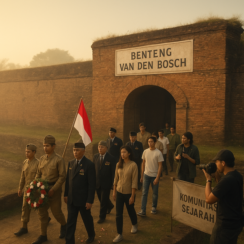 Napak Tilas Jejak Perjuangan di Benteng Van Den Bosch, Ngawi