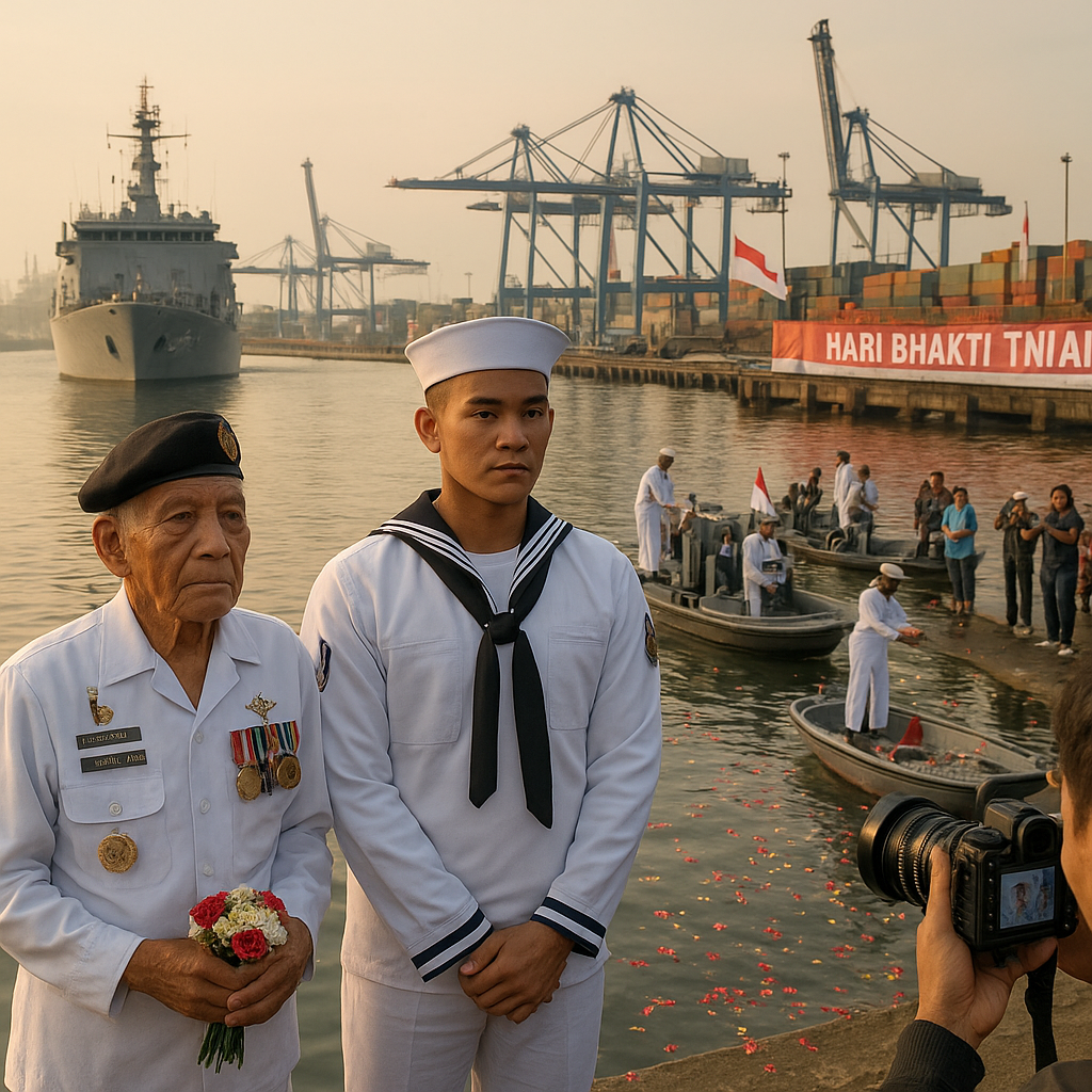 Peringatan Hari Bhakti TNI Angkatan Laut ke-81 di Pelabuhan Tanjung Priok