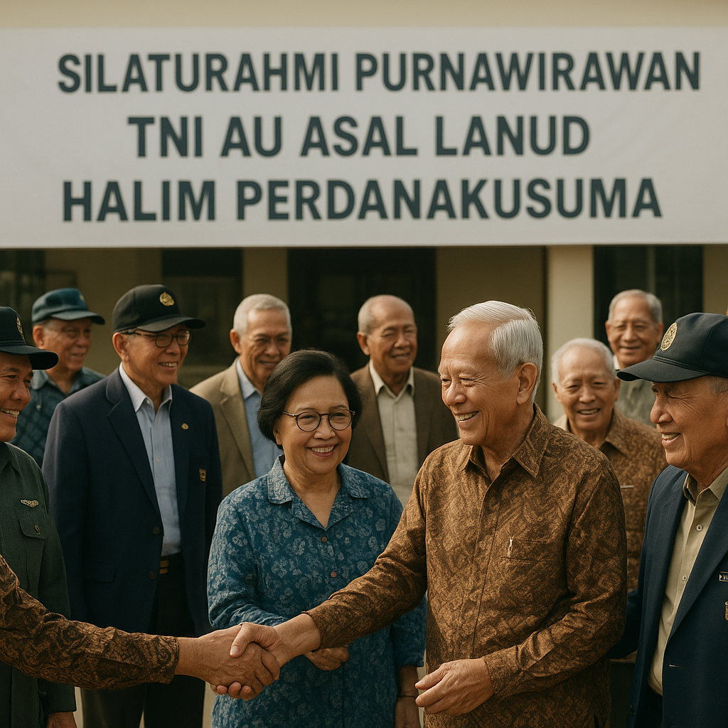 Silaturahmi Purnawirawan TNI AU Asal Lanud Halim Perdanakusuma