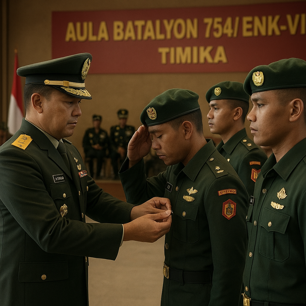 Pangkoops TNI Habema Apresiasi Prajurit Pengabdi di Medan Papua yang Berat