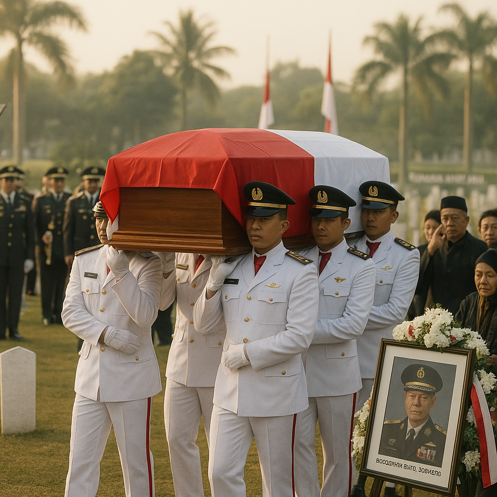 Upacara Penghormatan Terakhir untuk Brigjen TNI (Purn.) Soeharto, Veteran Pertempuran Surabaya