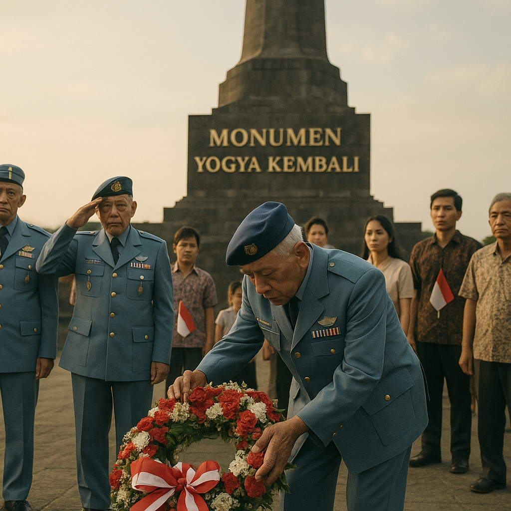 Napak Tilas di Monumen Yogya Kembali, Purnawirawan AURI Kenang Perjuangan di Awal Kemerdekaan