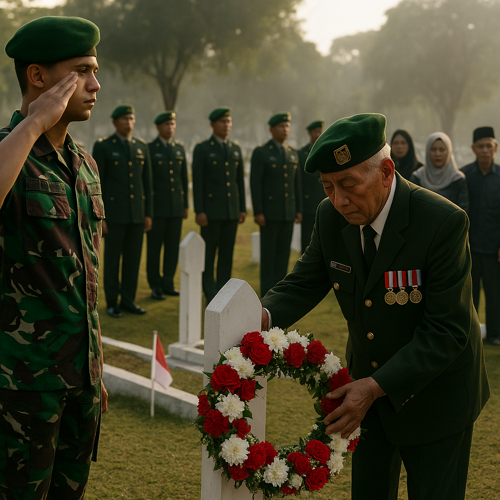 Ziarah ke TMP Kalibata, Tradisi Sakral Korps Baret Hijau di HUT ke-75