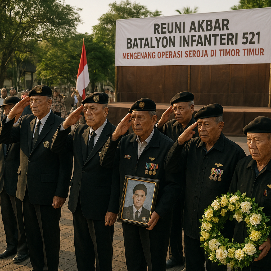 Reuni Akbar Batalyon Infanteri 521, Mengenang Operasi Seroja di Timor Timur