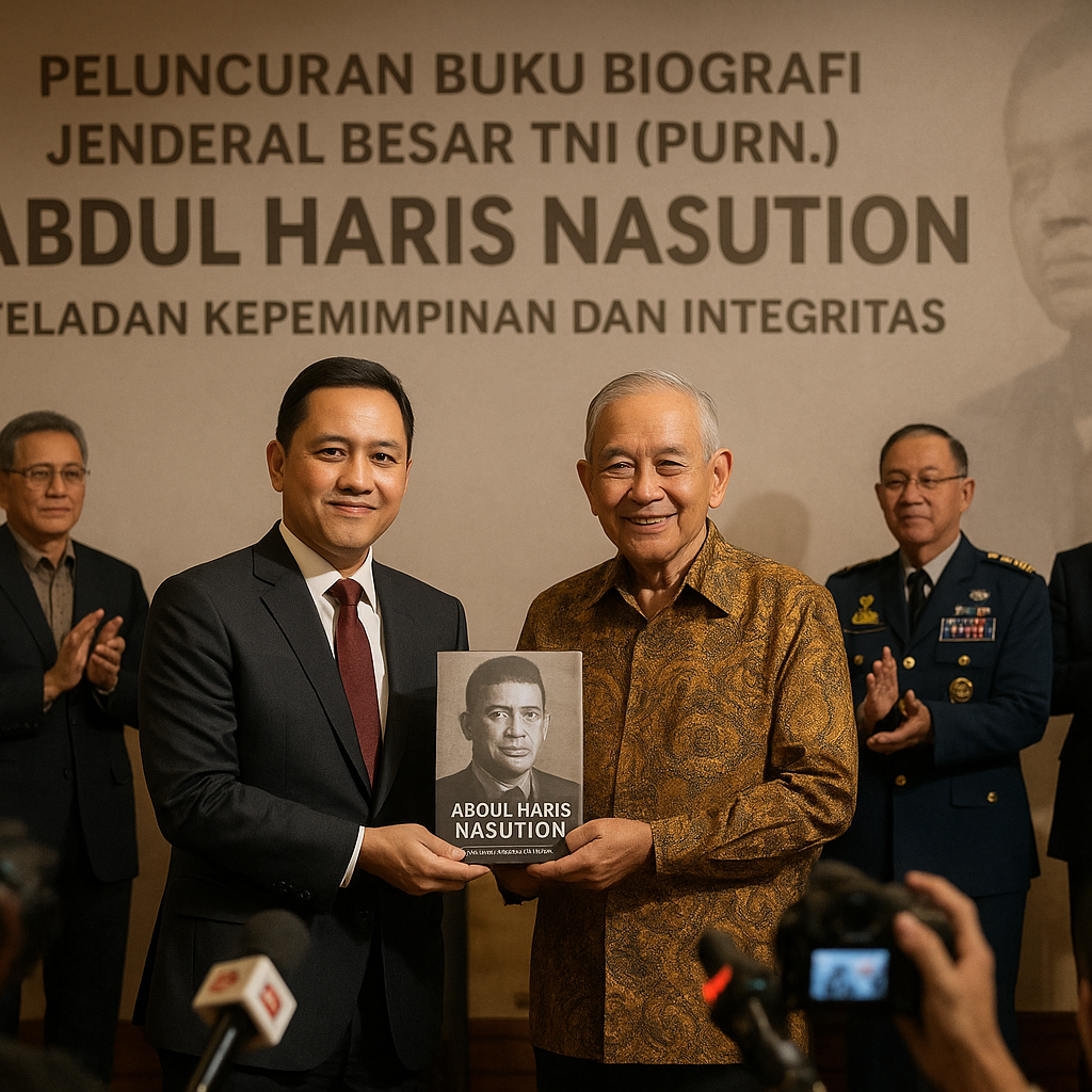 Peluncuran Buku Biografi Jenderal Besar TNI (Purn.) Abdul Haris Nasution: Teladan Kepemimpinan dan Integritas