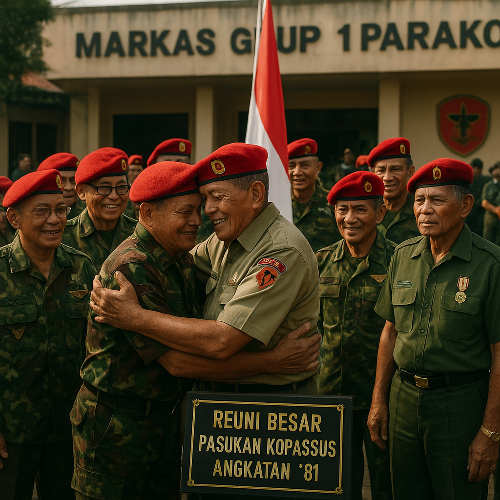 Reuni Besar Pasukan Kopassus Angkatan '81, Mengenang Dinas di Tengah Medan Tempur