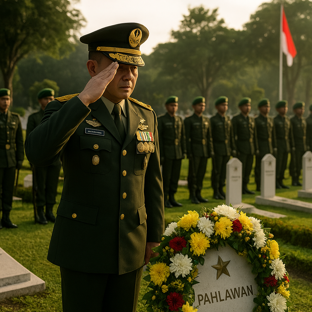 Renungan di Makam Pahlawan, Pangdam Jaya Ajak Prajurit Teladani Nilai Perjuangan