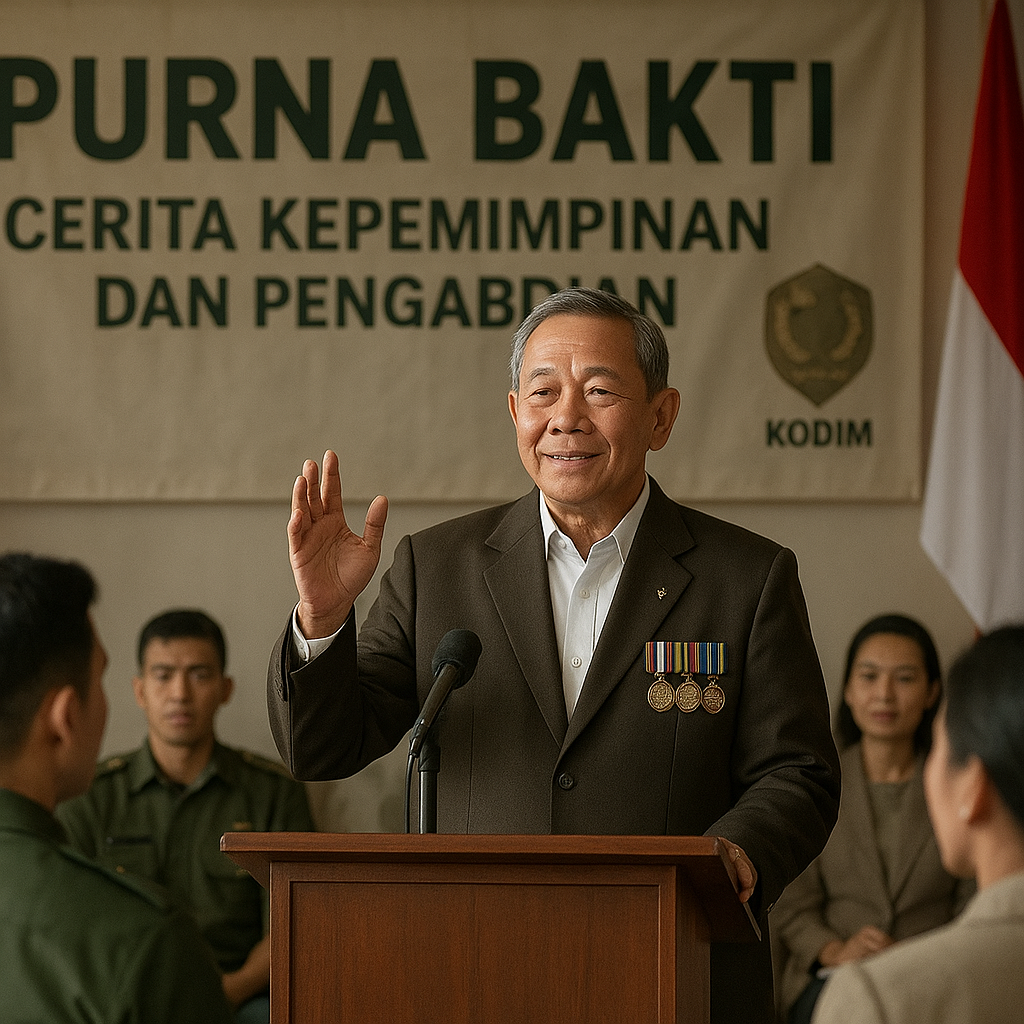 Purna Bakti, Mantan Komandan Kodim Berbagi Cerita tentang Arti Memimpin Satuan di Daerah