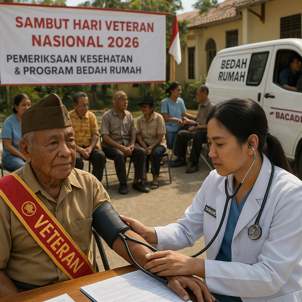 Sambut Hari Veteran Nasional, Kemhan Gelar Pemeriksaan Kesehatan untuk Para Veteran