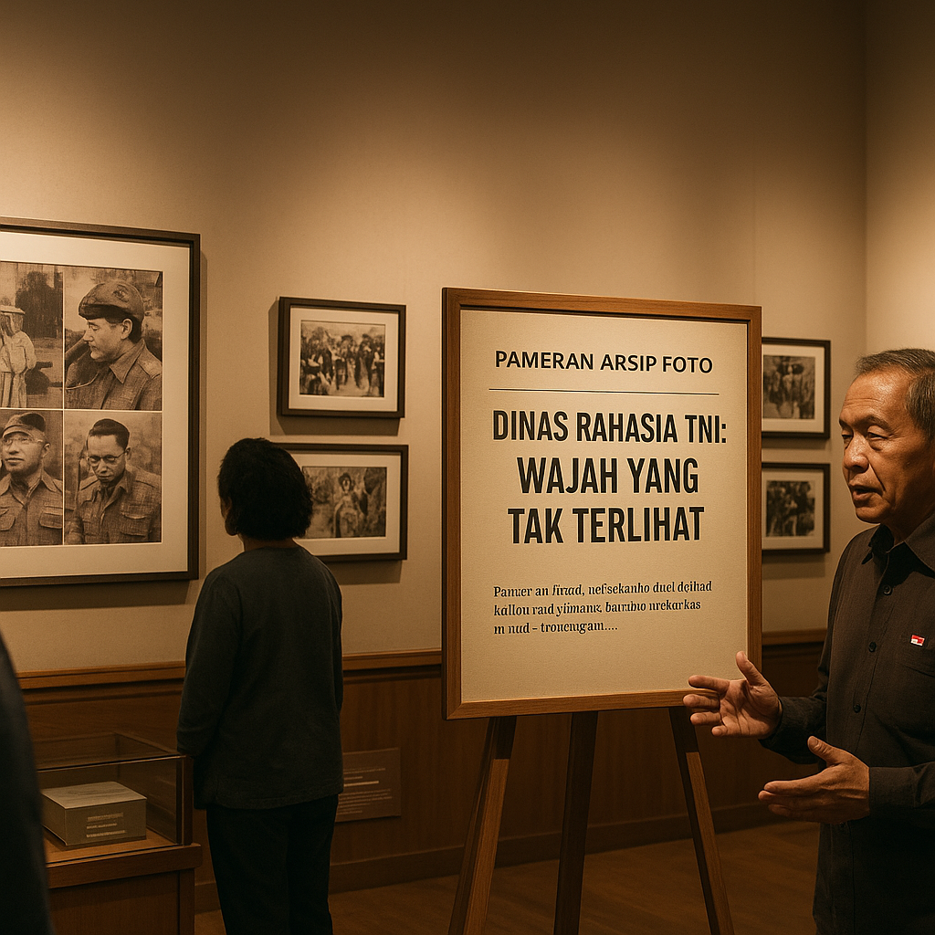 Pameran Arsip Foto 'Dinas Rahasia TNI: Wajah yang Tak Terlihat'