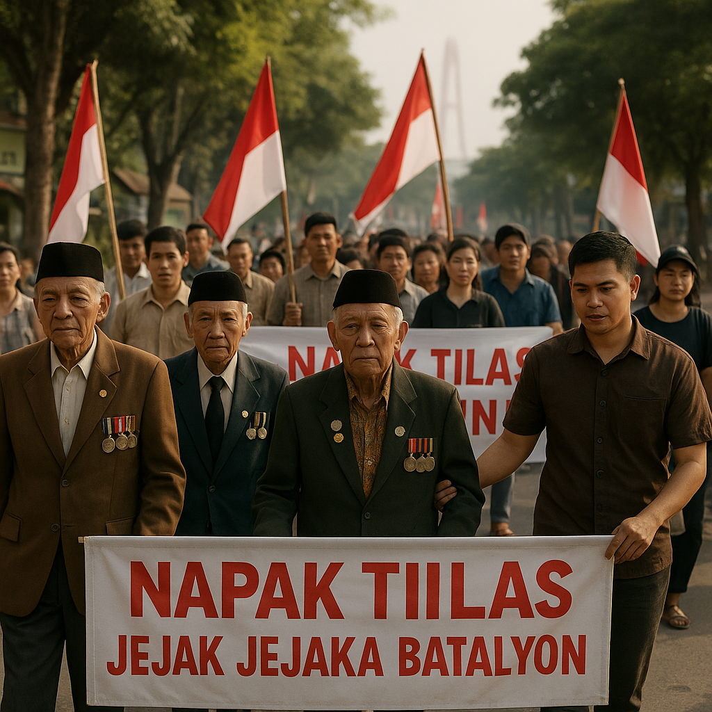 Napak Tilas Jejak Jejaka Batalyon di Medan Area, Palembang