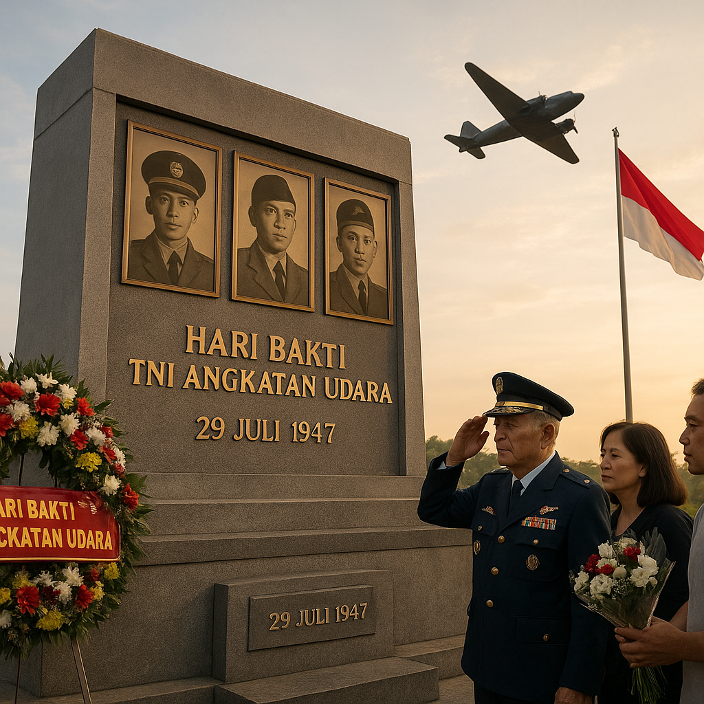 Sejarah Hari Bakti TNI Angkatan Udara dan Peristiwa 29 Juli 1947 yang Heroik