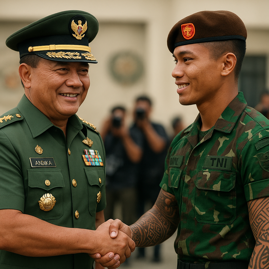 KSAD Tegaskan Warga Dayak Bertato Tetap Bisa Jadi Prajurit TNI