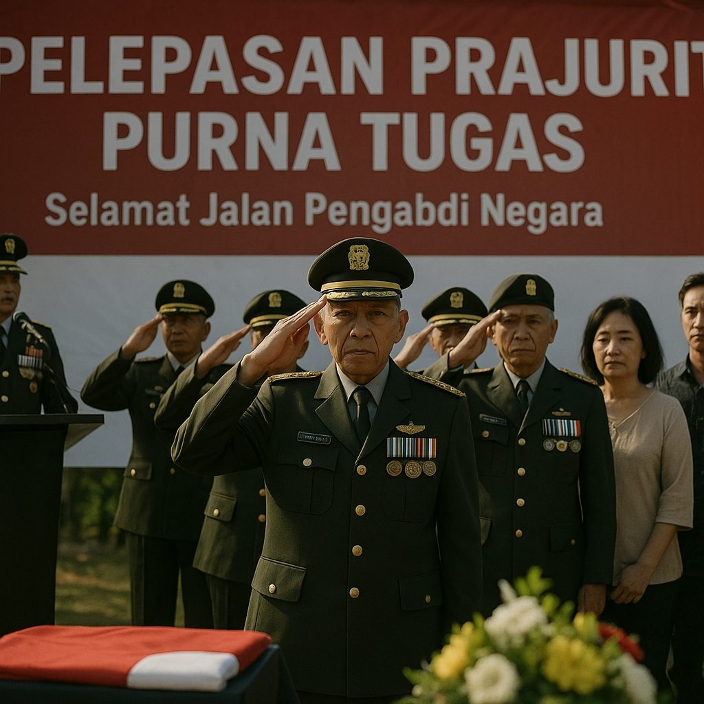 Pelepasan Prajurit Purna Tugas, Selamat Jalan Pengabdi Negara