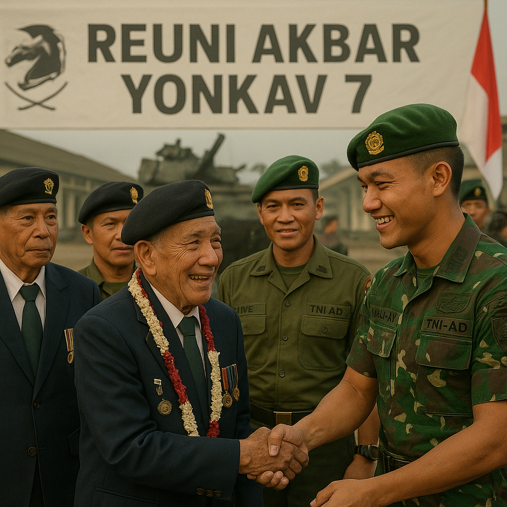 Reuni Akbar Yonkav 7 Persatukan Tiga Generasi Kebanggaan