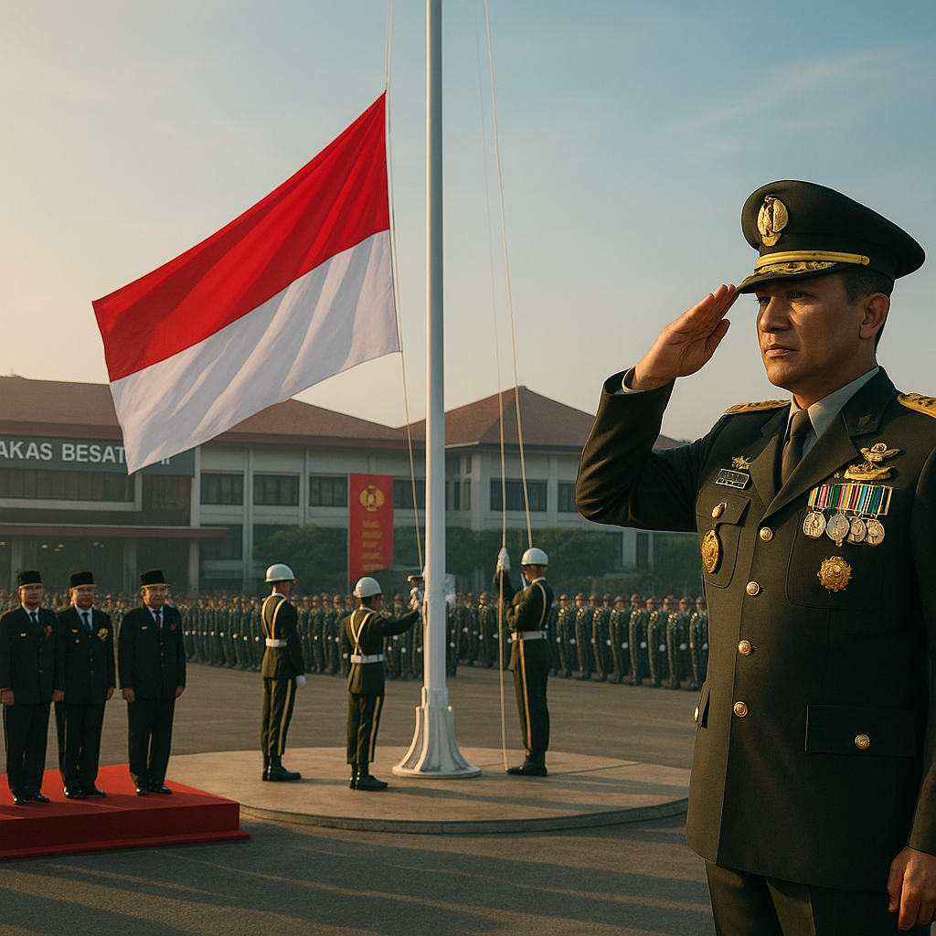 Upacara Peringatan HUT ke-81 RI di Markas Besar TNI, Refleksi Perjuangan dan Kesetiaan