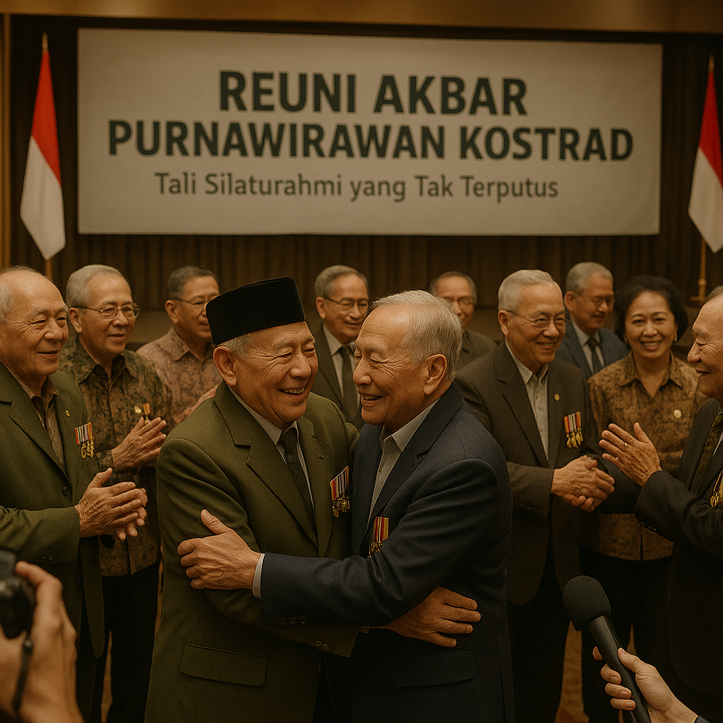 Reuni Akbar Purnawirawan Kostrad: Tali Silaturahmi yang Tak Terputus