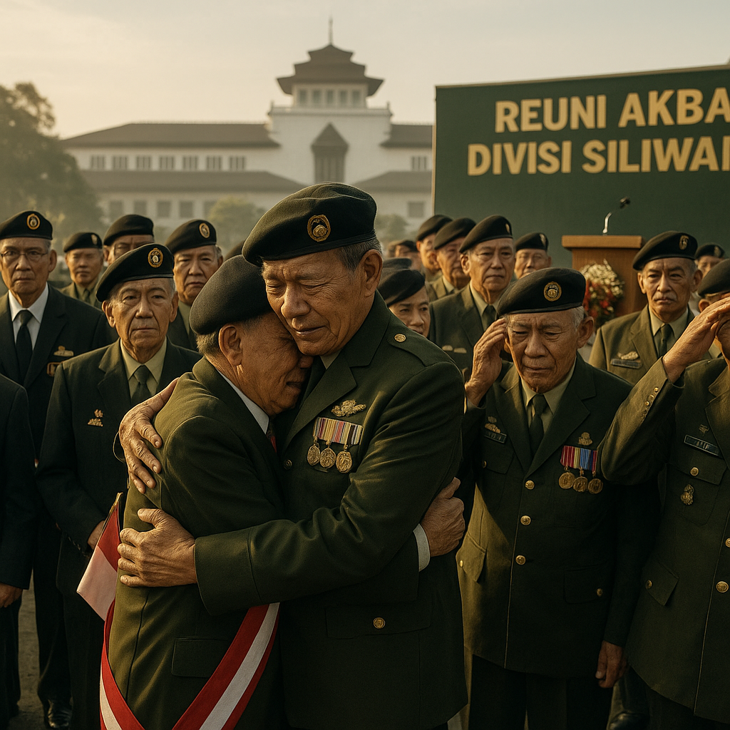 Purnawirawan TNI AD Kumpul dalam Reuni Akbar Divisi Siliwangi, Kenang Perjuangan Masa Lalu