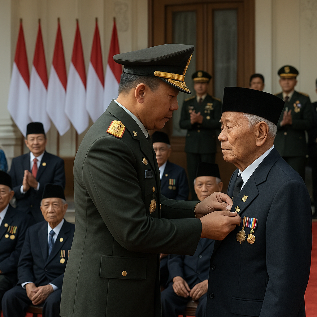 Penghargaan Bintang Kartika Eka Paksi bagi 25 Veteran Perang Kemerdekaan