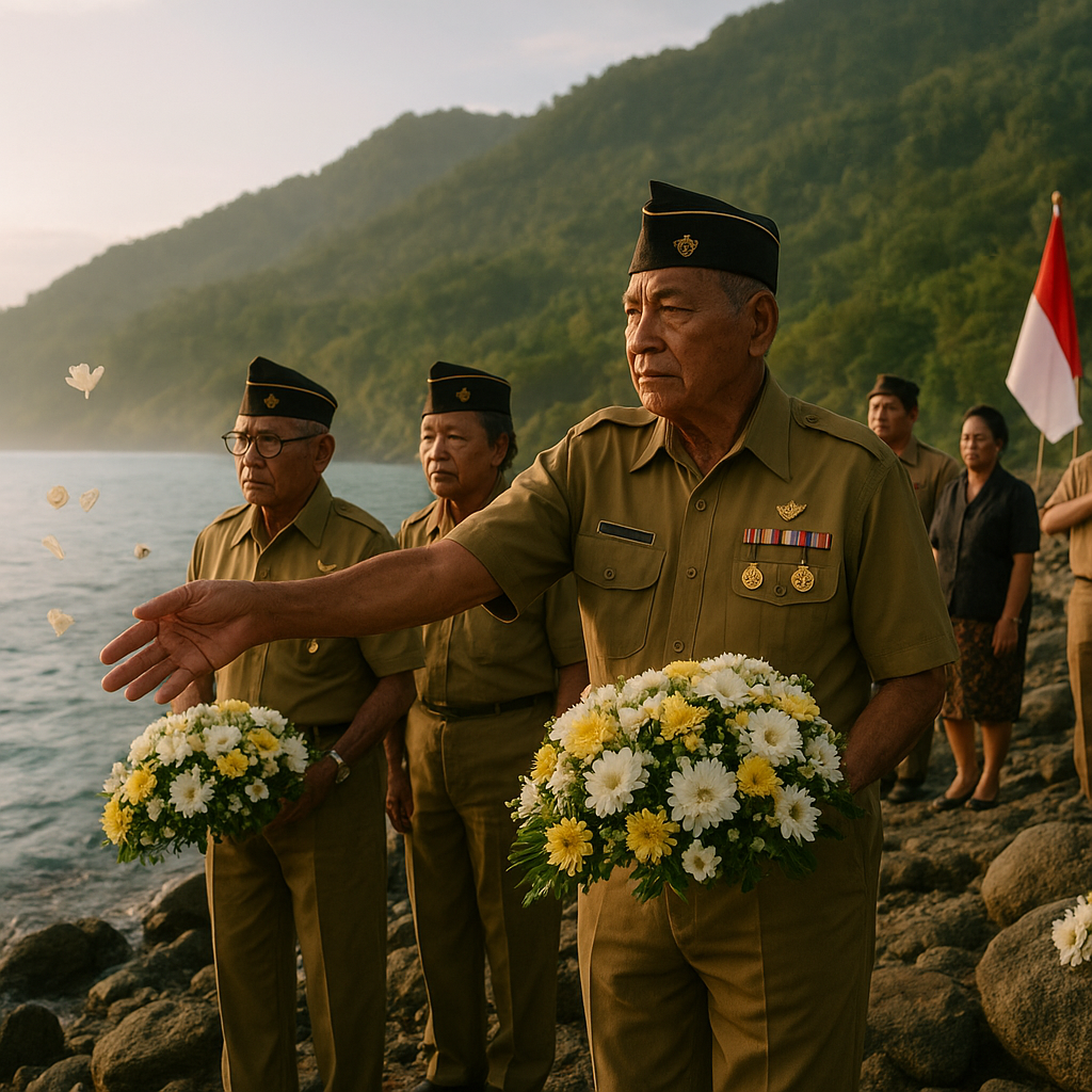 Napak Tilas Pembebasan Irian Barat oleh Veteran KKO di Manokwari