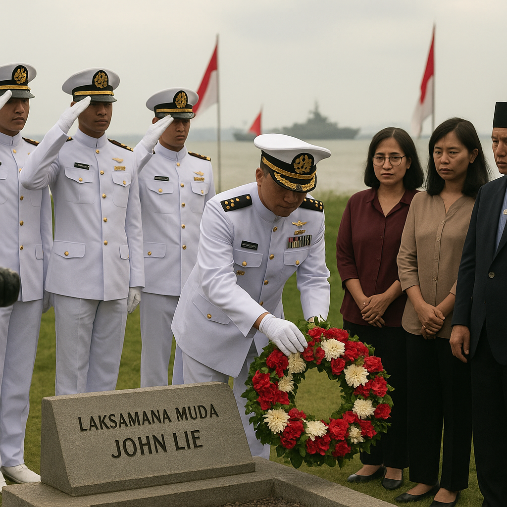 Ziarah ke Makam Laksamana Muda John Lie, Peringati Hari Maritim Nasional