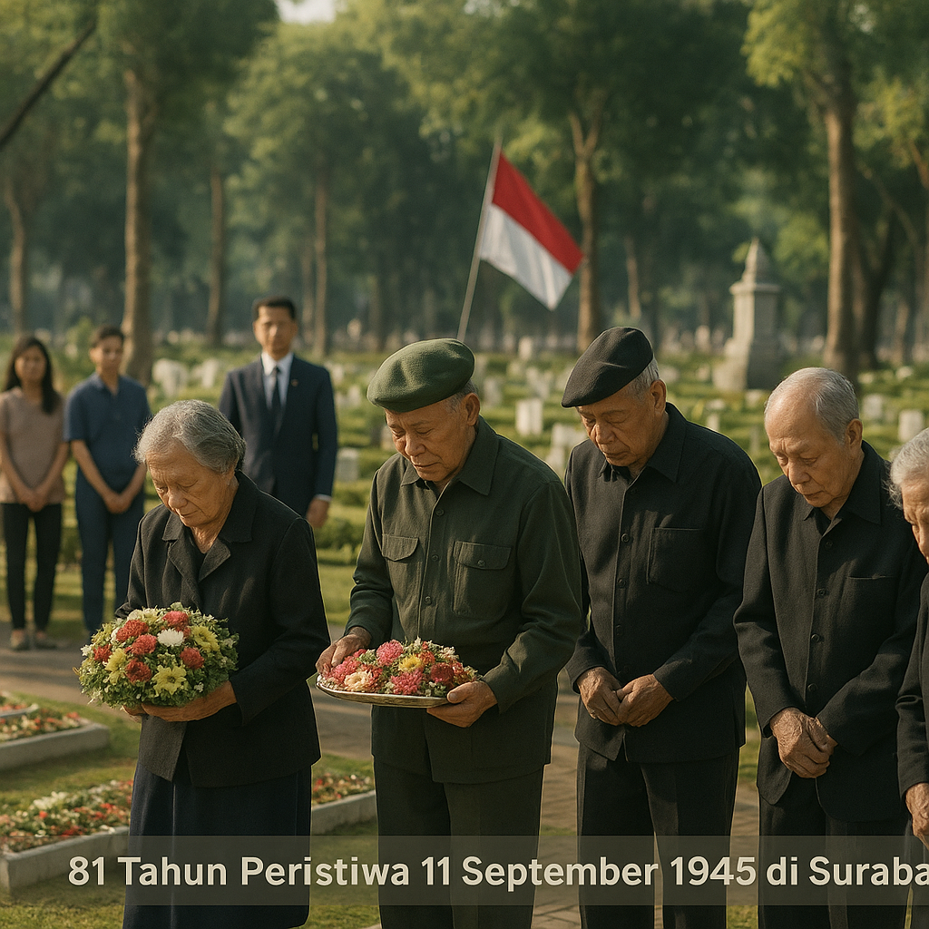 Peringatan 81 Tahun Peristiwa 11 September 1945: Jejak Perjuangan Veteran di Surabaya
