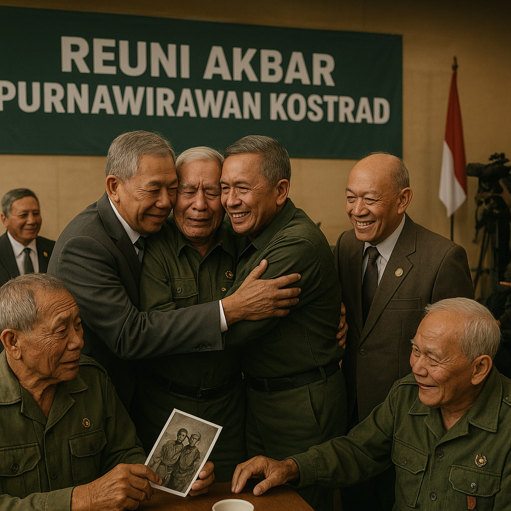 Reuni Akbar Purnawirawan Kostrad: Kenangan Soliditas dan Pengabdian Tanpa Batas