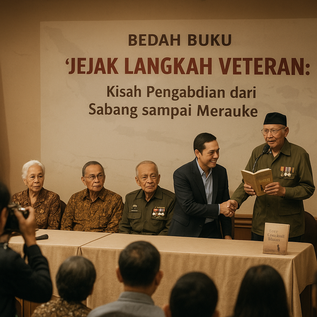 Bedah Buku 'Jejak Langkah Veteran' : Kisah Pengabdian dari Sabang sampai Merauke