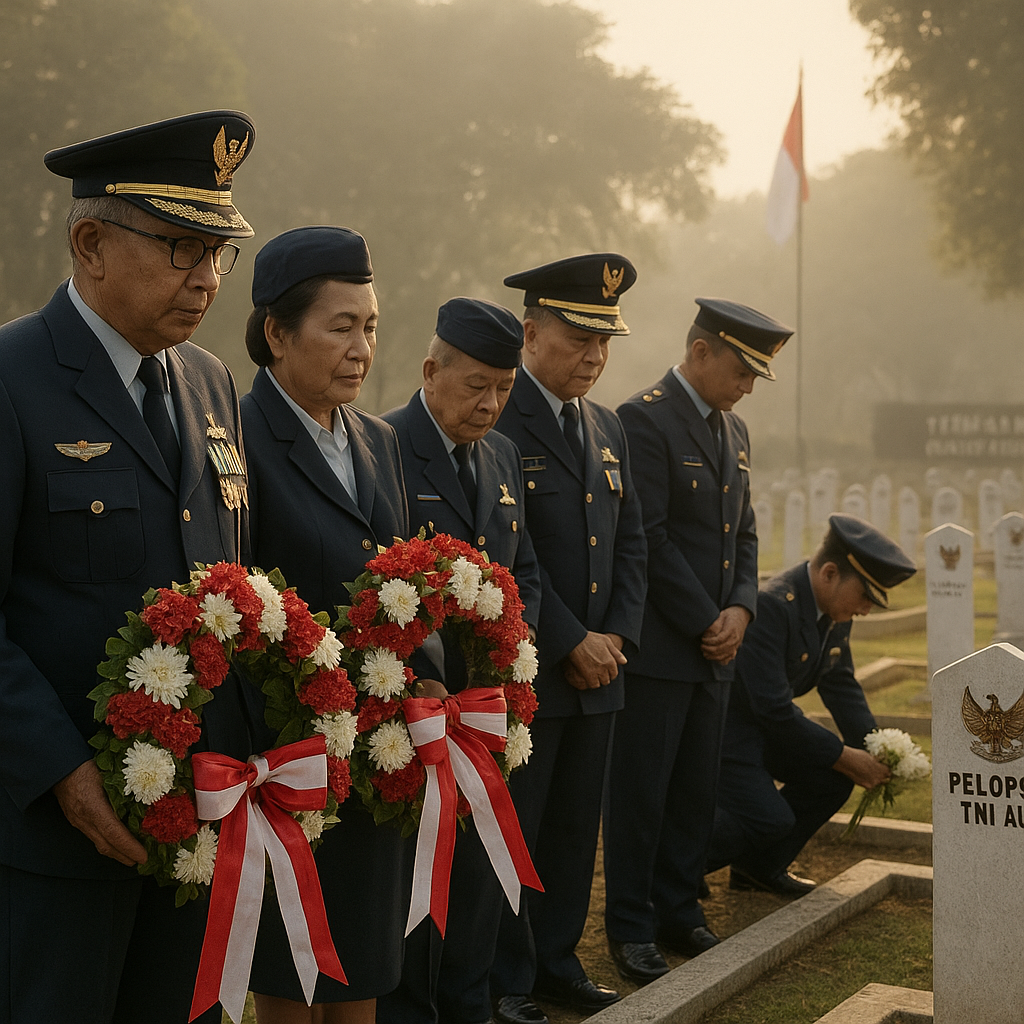 Purnawirawan Penerbang TNI AU Kumpul, Ziarah ke Makam para Pelopor AURI