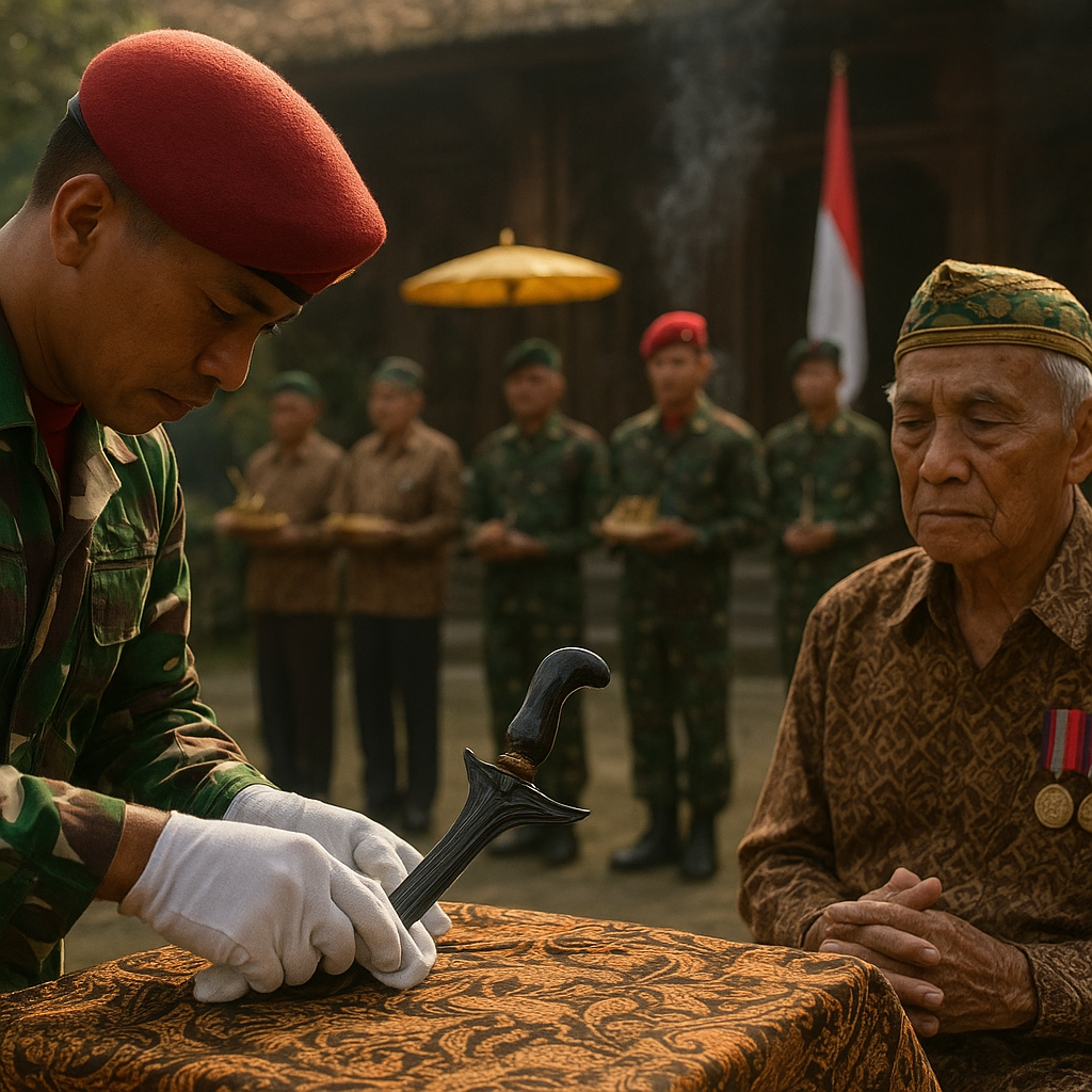 Keris Pusaka Penjaga Tradisi: Warisan Leluhur yang Dijaga Korps Baret Merah