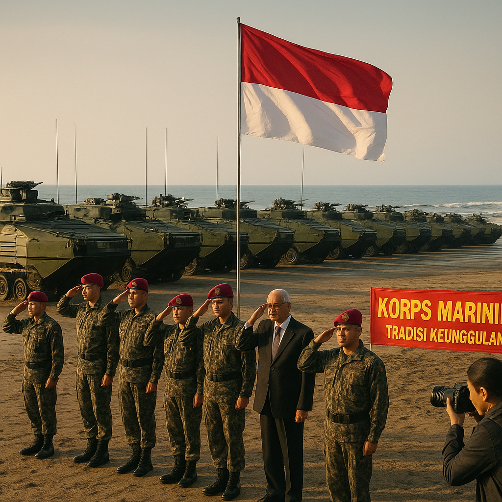 Korps Marinir Perkuat Tradisi Armada Amfibi dengan Kedatangan Ranpur AAV