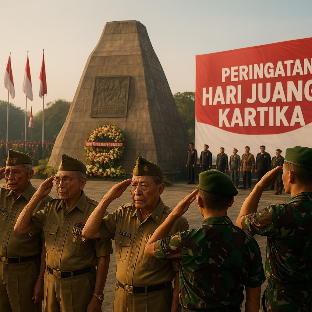 Peringatan Hari Juang Kartika TNI AD di Monumen Yogya Kembali
