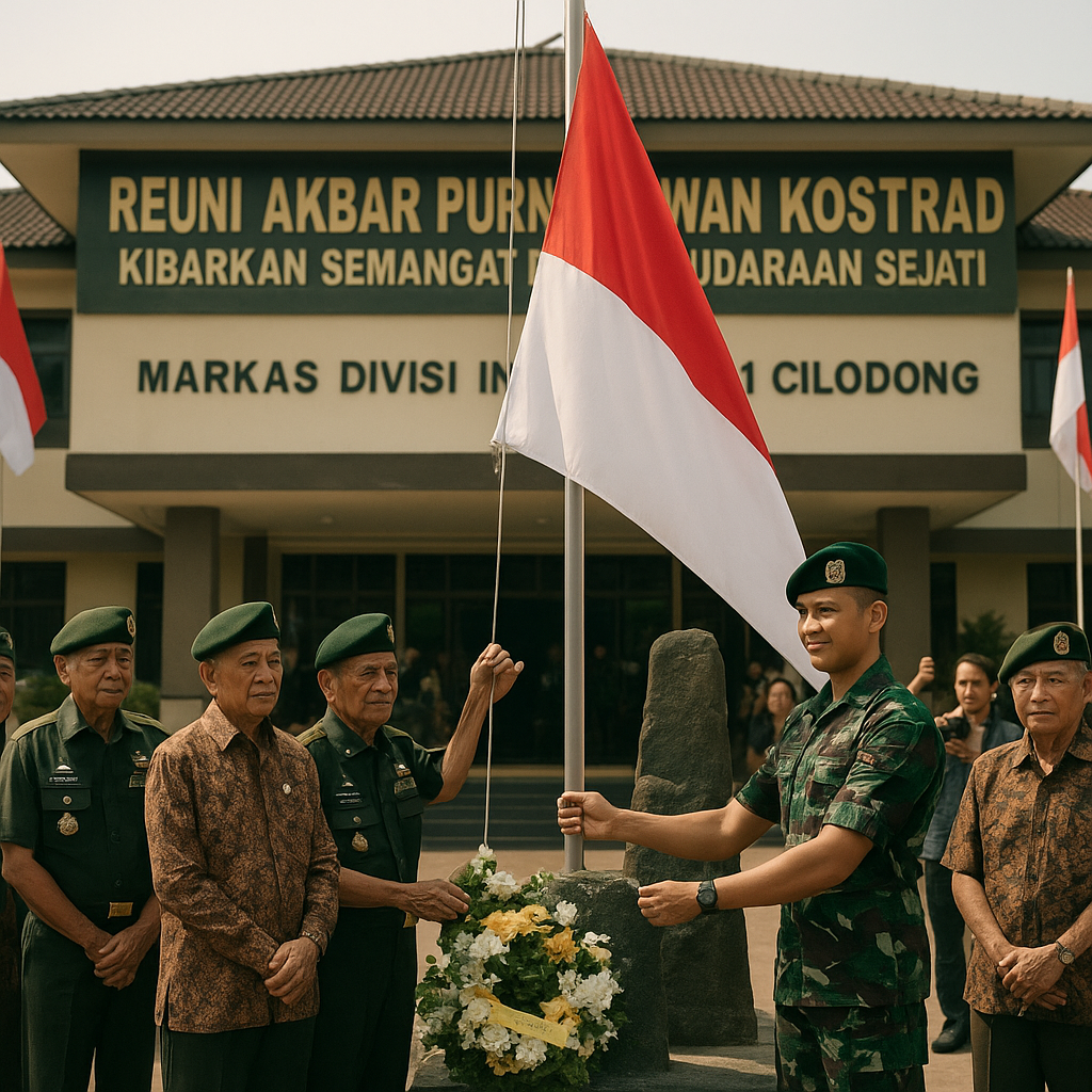 Reuni Akbar Purnawirawan Kostrad Kibarkan Semangat Persaudaraan Sejati