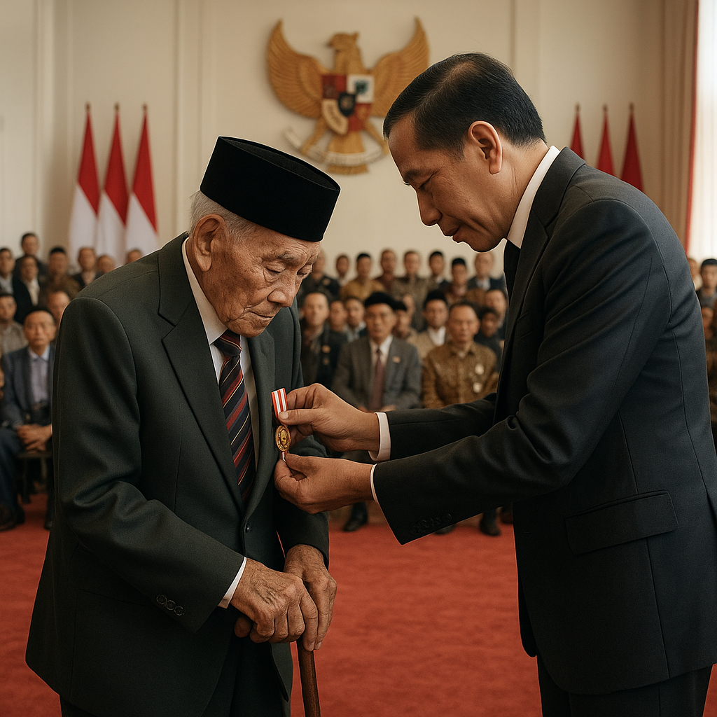 Penghargaan Satya Lencana untuk 50 Veteran Pejuang Kemerdekaan di Jakarta