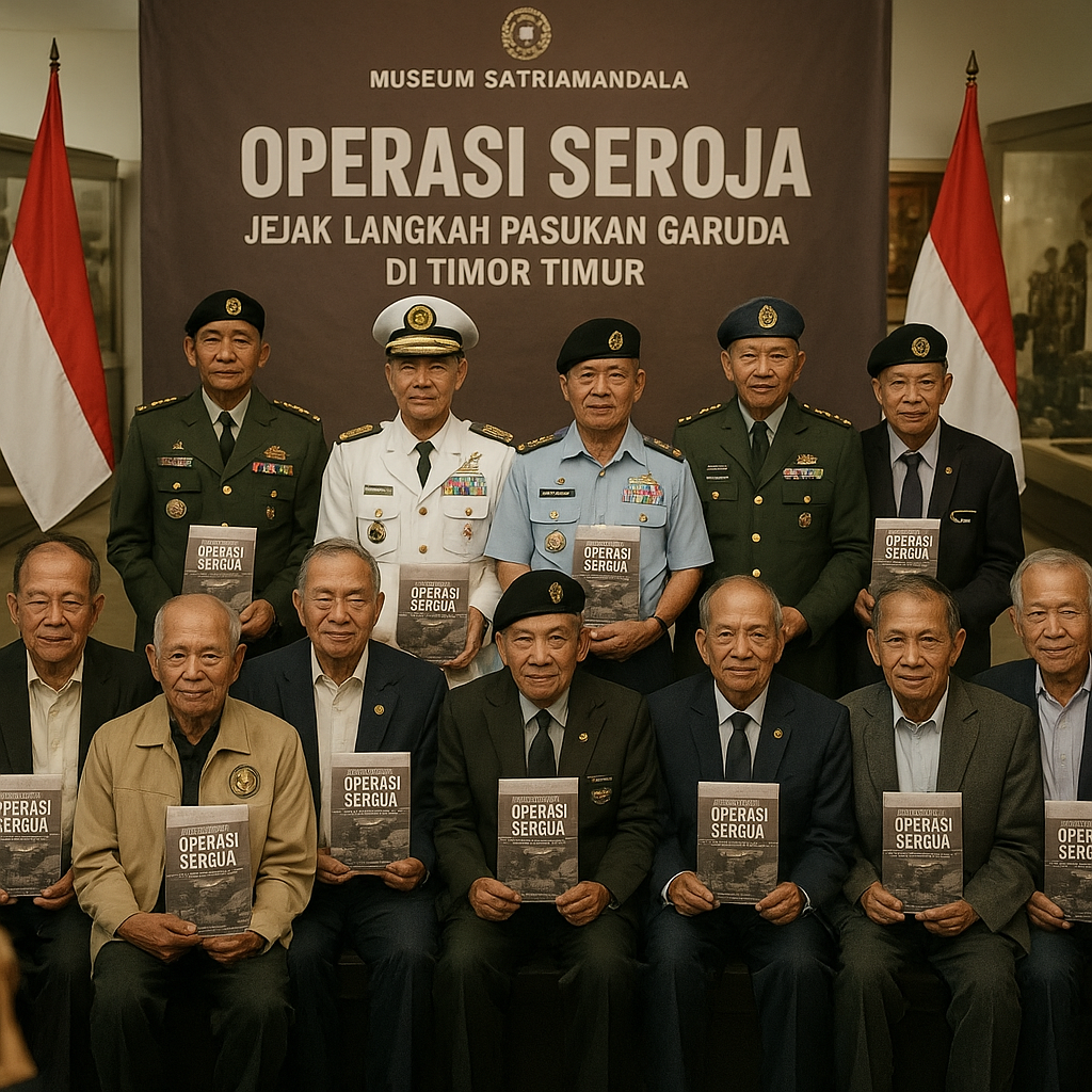 Peluncuran Buku 'Operasi Seroja: Jejak Langkah Pasukan Garuda di Timor Timur'