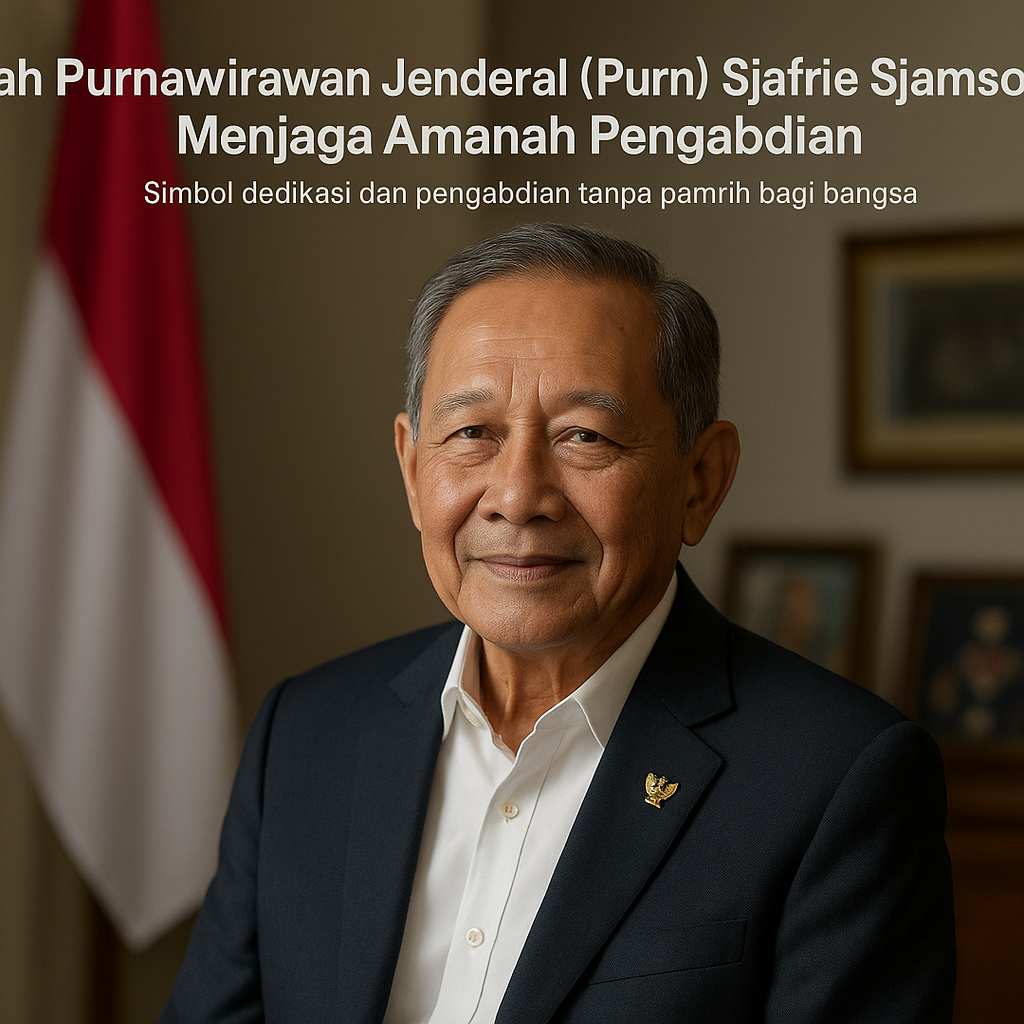Kisah Purnawirawan Jenderal (Purn) Sjafrie Sjamsoeddin: Menjaga Amanah Pengabdian