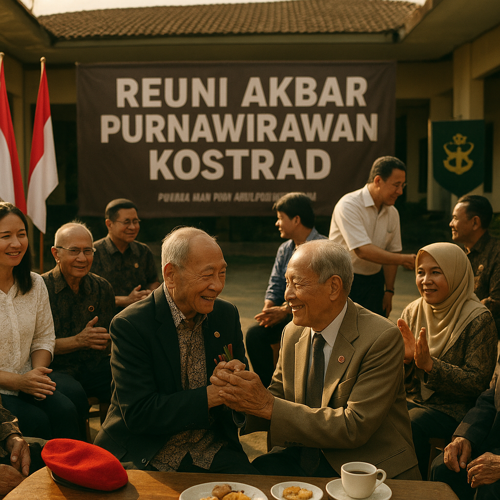 Reuni Akbar Purnawirawan Kostrad: Eratkan Tali Juang dan Solidaritas Keluarga Besar