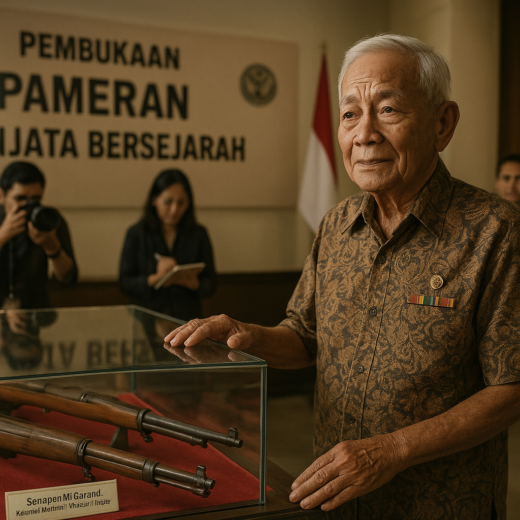 Pembukaan Pameran Senjata Bersejarah: Koleksi Senapan M1 Garand Milik Veteran Operasi Trikora