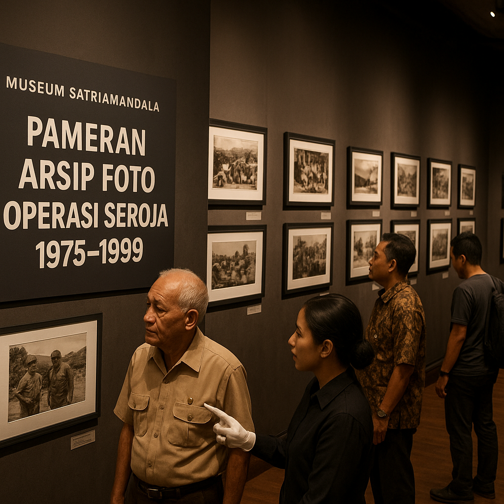 Museum Satriamandala Gelar Pameran Arsip Foto Operasi Seroja 1975-1999