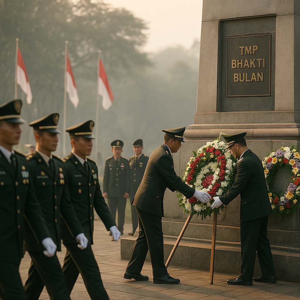 Kodaeral IV Gelar Ziarah Rombongan Sambut HUT ke-81 TNI