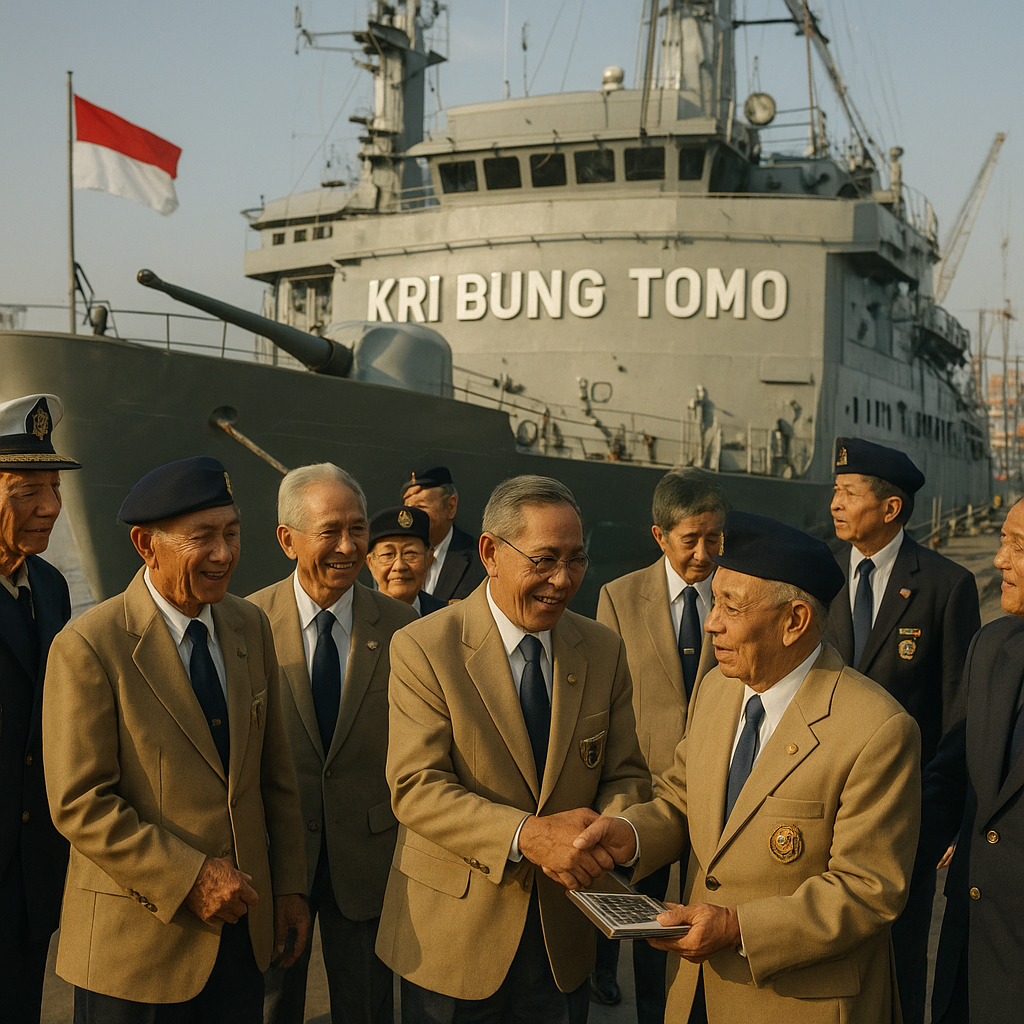 Reuni Akbar Veteran TNI AL: Bernostalgia di Kapal Perang Pusat Misi Dharma Samudera